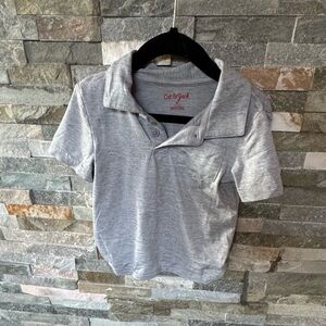 🔴$3 bundle🔴 Cat & Jack Gray Kids Polo Shirt